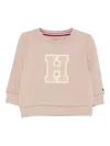 Tommy Hilfiger Sweatshirt With Application  In Brown