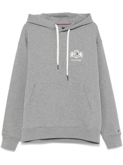 Tommy Hilfiger Sweatshirt With Logo In Gray