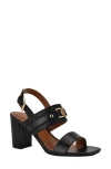Tommy Hilfiger Women's Sylvier 75mm Block Heel Sandals In Black