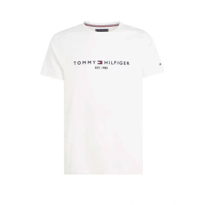 Tommy Hilfiger Mens Core Tommy Logo T-shirt In White