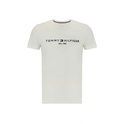 Tommy Hilfiger Mens Core Tommy Logo T-shirt In White