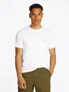 Tommy Hilfiger T-shirt Man  Mw0mw37508 Interlock Tee Ybr In White