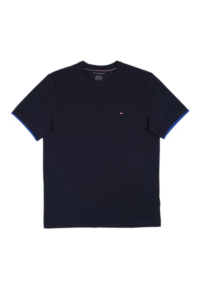 Tommy Hilfiger T-shirt Man  Mw0mw38626 Dw5 In Blue
