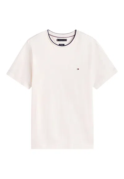 Tommy Hilfiger T-shirt Man  Mw0mw39368 Z00 In Neutral