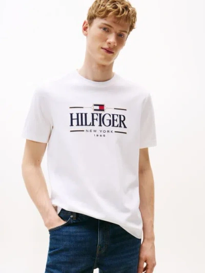 Tommy Hilfiger T-shirt Man  Mw0mw39585 Icon Ybr White