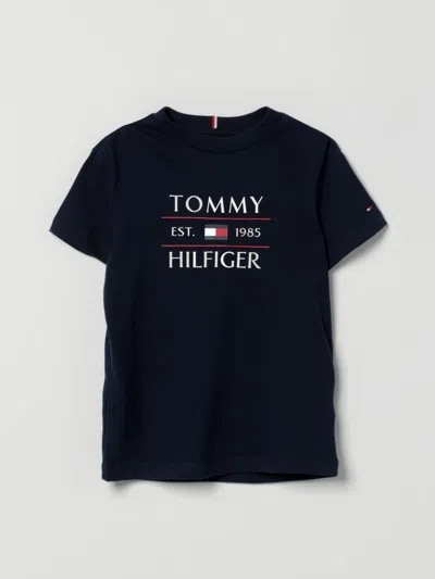 Tommy Hilfiger Kids' T-shirt In Cotone Con Logo