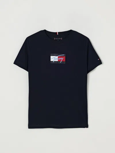 Tommy Hilfiger T-shirt  Kids Color Blue In Black