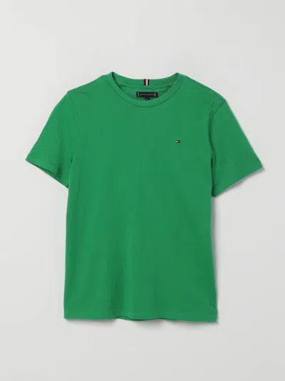 Tommy Hilfiger Kids' T-shirt Basic In Cotone Con Mini Logo