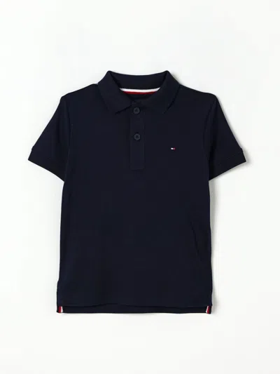 Tommy Hilfiger Babies' T-shirt  Kids Color Navy In Black