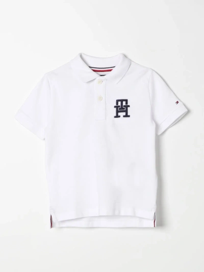 Tommy Hilfiger T恤  儿童 颜色 白色 In White