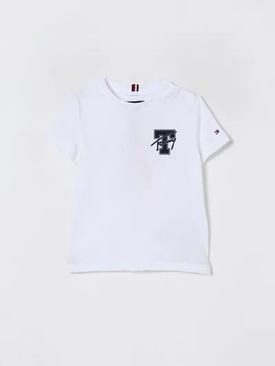 Tommy Hilfiger Babies' T-shirt  Kids Color White In Gray