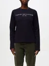Tommy Hilfiger Hilfiger Logo Long In Blau