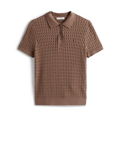 Tommy Hilfiger T-shirts And Polos In Burgundy