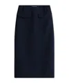 Tommy Hilfiger Tailored Midi Skirt In Blue