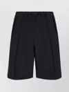 Tommy Hilfiger Tailored Shorts With Buttoned Back Pockets In Black