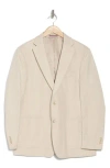 Tommy Hilfiger Tan Solid Notch Lapel Sport Coat In Tan