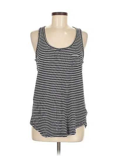 Pre-owned Tommy Hilfiger Tank Top Blue Halter Neckline Tops