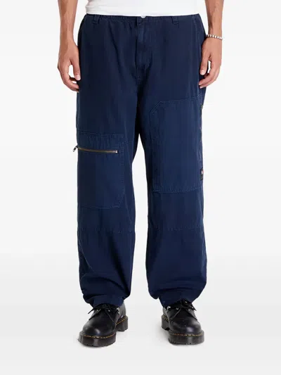 Tommy Hilfiger Tapered Cargo Trousers In Blue