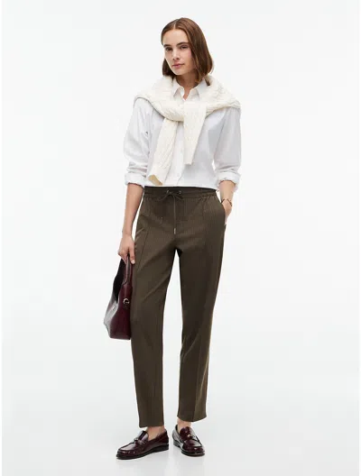 Tommy Hilfiger Tapered Drawstring Jogger Pant In Brown