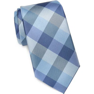 Tommy Hilfiger Tartan Grid Tie In Blue