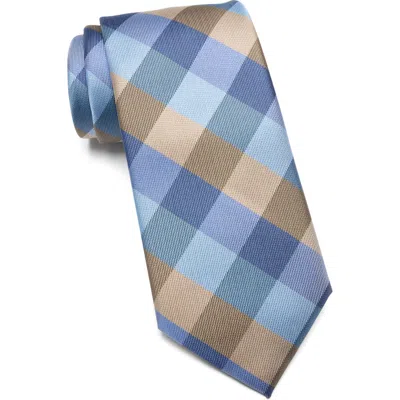 Tommy Hilfiger Tartan Grid Tie In Blue