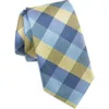 Tommy Hilfiger Tartan Grid Tie In Navy/yellow