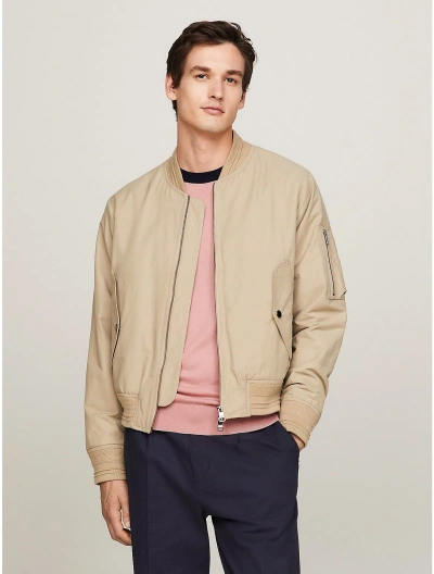 Tommy Hilfiger Tech Bomber Jacket In Batique Khaki