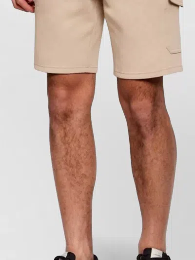 Tommy Hilfiger Tech Cargo Shorts Back And Side Pockets In Brown