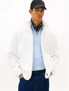 Tommy Hilfiger Teddy Fleece Zip Sweatshirt In White