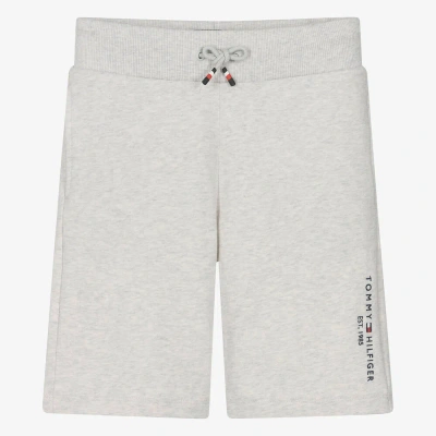 Tommy Hilfiger Teen Boys Grey Cotton Jersey Shorts
