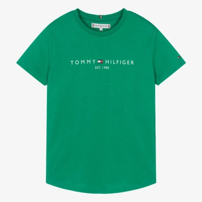Tommy Hilfiger Teen Girls Green Cotton T-shirt