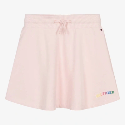 Tommy Hilfiger Teen Girls Pink Cotton Jersey Skirt