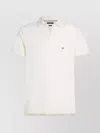 Tommy Hilfiger Terry Cloth Polo Collar In White