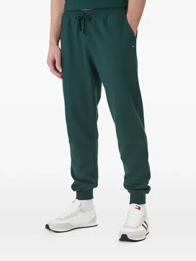 Tommy Hilfiger Terry Cuffed Track Pants In Green