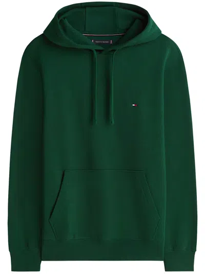 Tommy Hilfiger Hooded Pocket Knitwear In Green