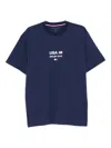 Tommy Hilfiger Text-print T-shirt In Blue