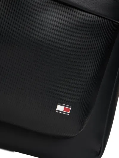 Tommy Hilfiger Textured Backpack In Black