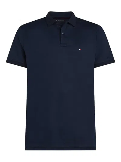 Tommy Hilfiger Slim Fit Essential Cotton Jersey Polo In Desert Sky