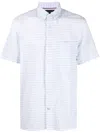 Tommy Hilfiger Textured Short-sleeve Shirt In White