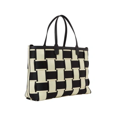 Tommy Hilfiger Textured Tote Bag In Multicolour