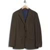 Tommy Hilfiger Textured Two-button Sport Coat In Brown