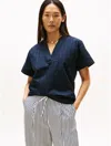 Tommy Hilfiger Textured V In Blue