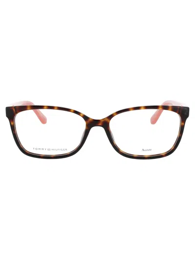 Tommy Hilfiger Th 1492 Eyeglasses In Havana Brown - Demo