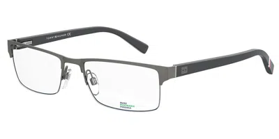 Tommy Hilfiger Th 1759/re R80 Men's Glasses Silver Size 54 - Free Lenses - Blue Light Block Available In Gray