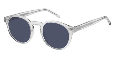 Tommy Hilfiger Th 1795/s 900/ku Men's Sunglasses Clear Size 50 In Blue