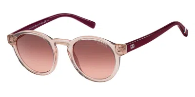 Tommy Hilfiger Th 1856/re/s Nxa/3x Men's Sunglasses Pink Size 49 In Burgundy