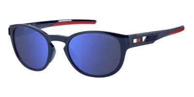 Tommy Hilfiger Th 1912/s Pjp/zs Men's Sunglasses Blue Size 54