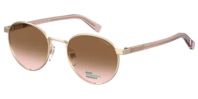 Tommy Hilfiger Th 1922/re/s Eyr/m2 Men's Sunglasses Gold Size 53 In Brown