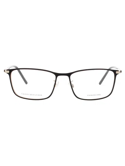 Tommy Hilfiger Th 2013/f Eyeglasses In Matte Black Gold - Demo