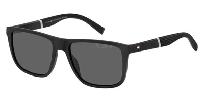 Tommy Hilfiger Th 2043/s 003/m9 Men's Sunglasses Black Size 56 In Green